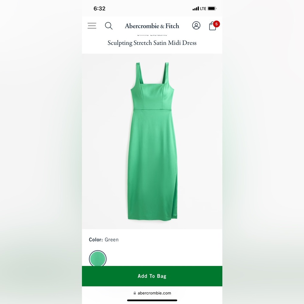 Sculpting Stretch Midi Dress NWT